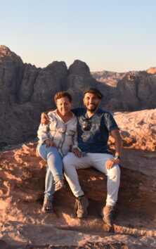 Travelling in Jordan with Mami